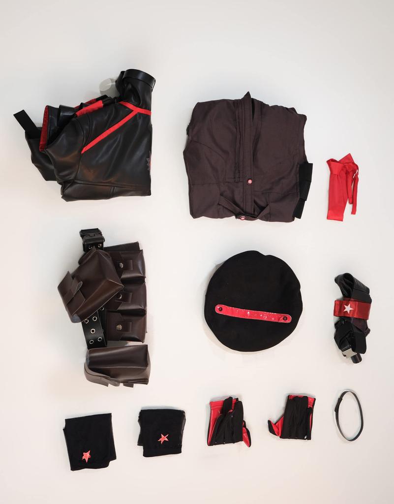 Miccostumes Erwachsener und Mädchen Anime Spiel Cosplay Alltag Casual Performance Niedliches und Cooles Outfit Schwarz und Perfekt für Alltag oder Verkleidung Damen