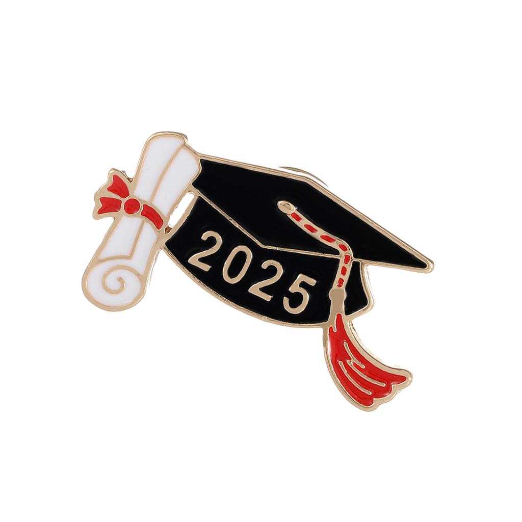 Premium Alloy Graduation Hat Brooch Classic Graduation Hat Brooch for Alumni Gatherings and Keepsake Collections