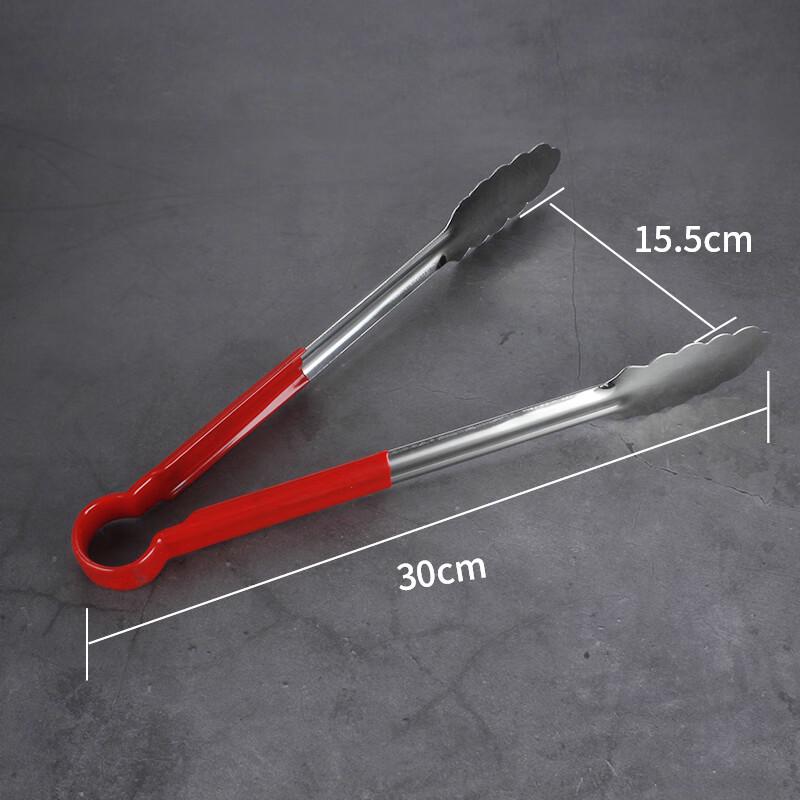 

Stainless Steel Kitchen Food Tongs with Soft Grip