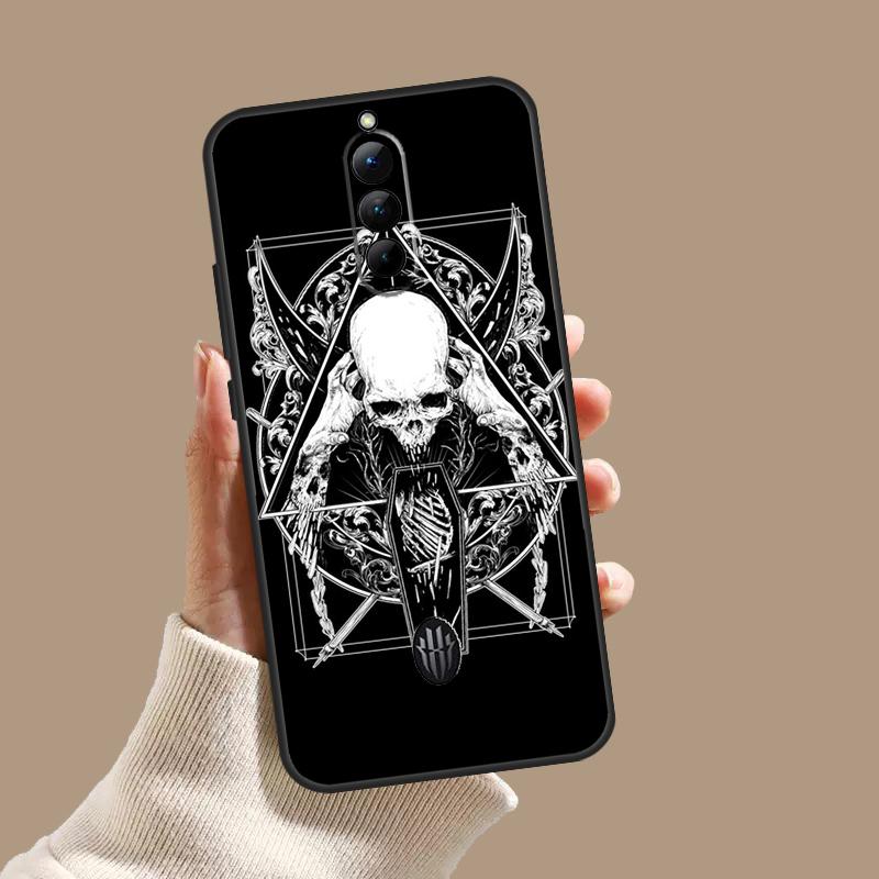 

Чехол-череп барана скелет ужас для ZTE Nubia Red Magic 11 10S 9S 8S 8 9 10 Pro Plus 6 7 6S 7S Pro 5G 6R 10 Air Red Magic 6s