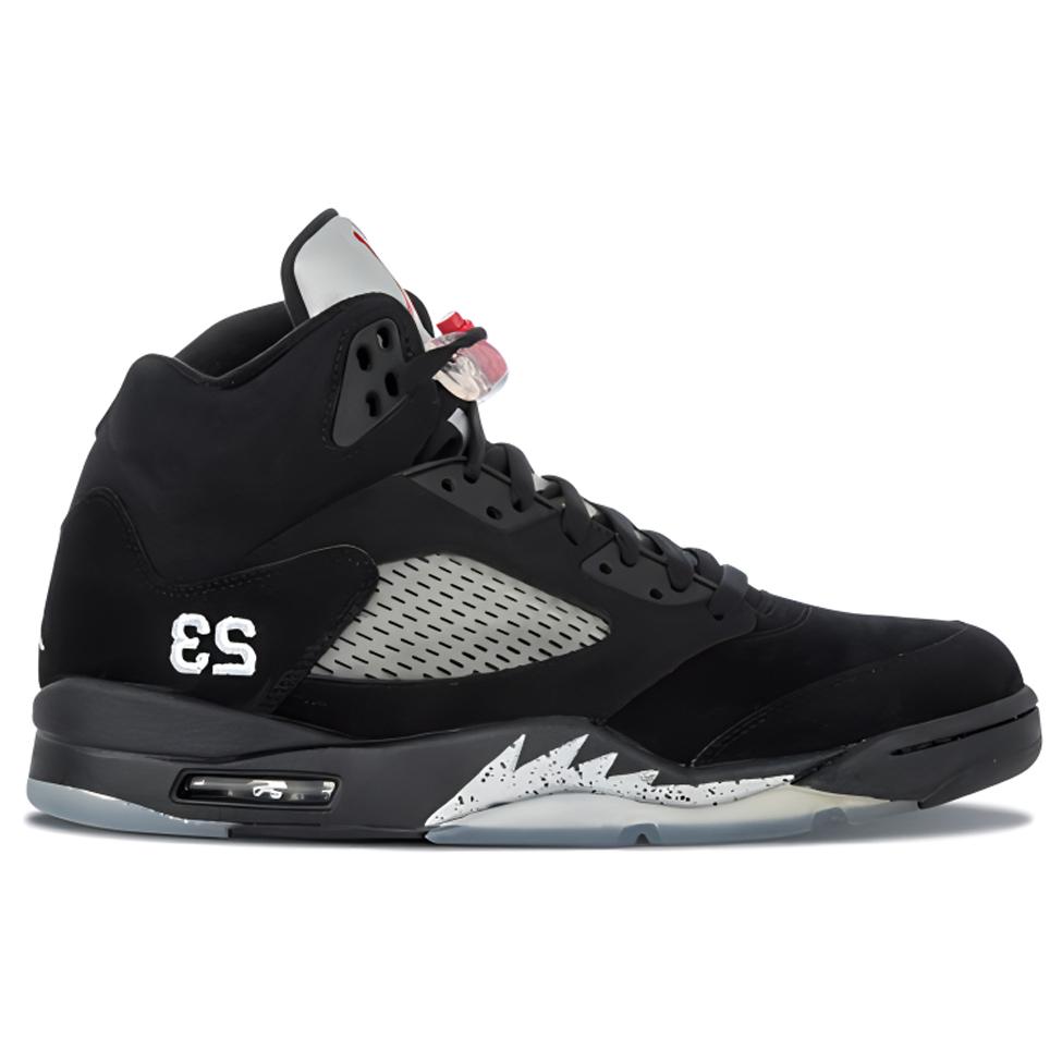 New JORDAN 5 Retro Black Metallic 2011 136027-010