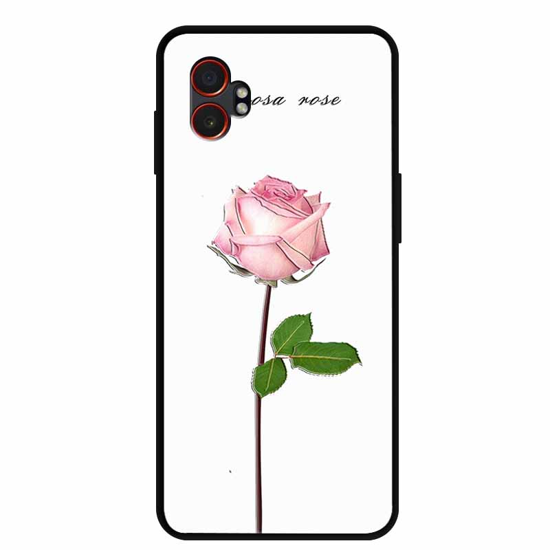 For Samsung XCover7 Pro 3D Case Soft TPUSilicone Bumper Protector Relief Flower Emboss Phone Cover Funda Galaxy XCover 7 Pro