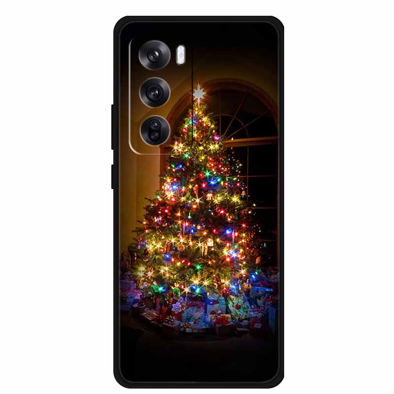 2024 Christmas Phone Cases For Oppo Reno12 Pro 6.7"Cases Soft TPU Silicone For Oppo Reno12 5G Cover Bumper Funda Reno12 12Pro 5G