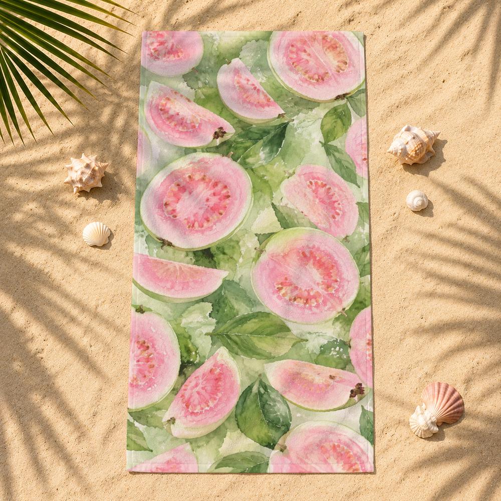 Summer Fruits Towel Five-Star Hotel Quality Eco-Friendly Ultra Soft Thick Towels & Beach Towels Gym Shower