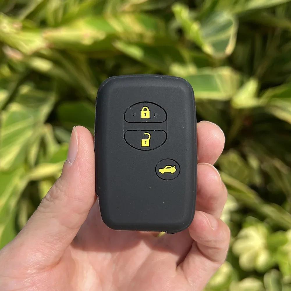 Silicone Car Key Case Cover For Toyota Camry Prius Land Cruiser Prado 150 Crown For Subaru Foreste Xv Keychain Holder Accessorie