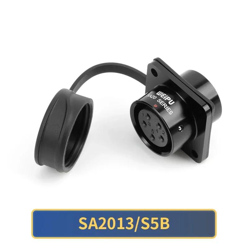 

WEIPU SA20 SA2010 SA2013 Waterproof Aviation Connector 2 3 4 5 6 7 8 9 12 15Pin Electric Monitor TV Solar Power Panel Adapter