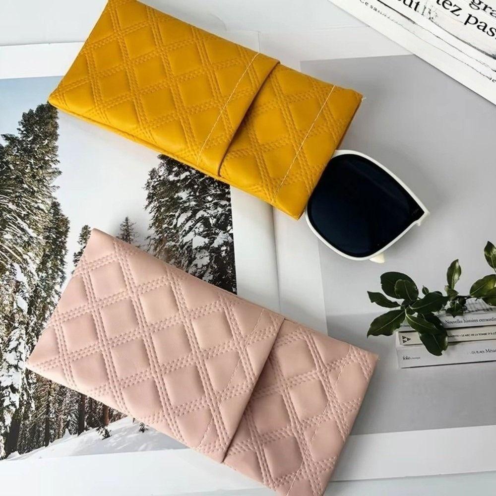 PU Leather Sunglasses Storage Bag Waterproof Sunglasses Case  for Travel Eyewear Accessories