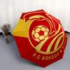 Soccer Team Logo Automatic Opening and Closing, 8 Rib Structure Portable Umbrella, Suitable for Men and Women In All Seasons  Perfect Gift F