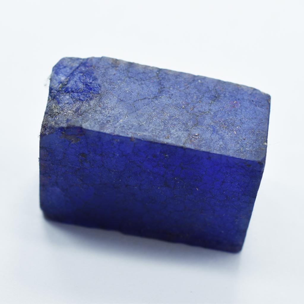 Raw Natural Blue Sapphire Stone 320.23 Uncut CERTIFIED Raw Rough Huge Size S323