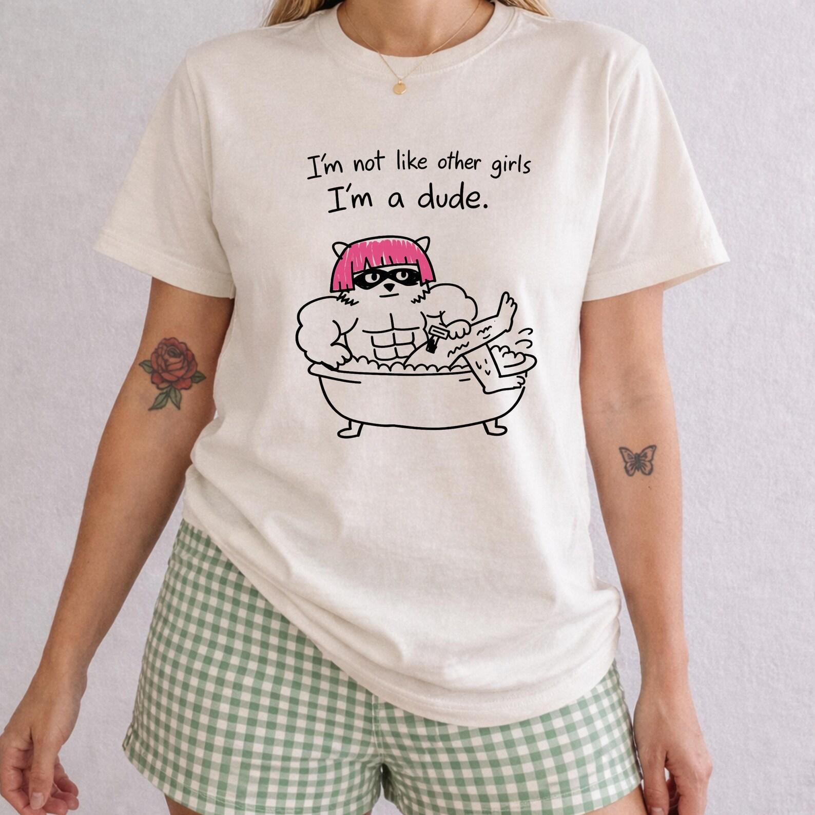 Funny Raccoon Graphic Tee, I m Not Like Other Girls, Sarcastic Humor L
