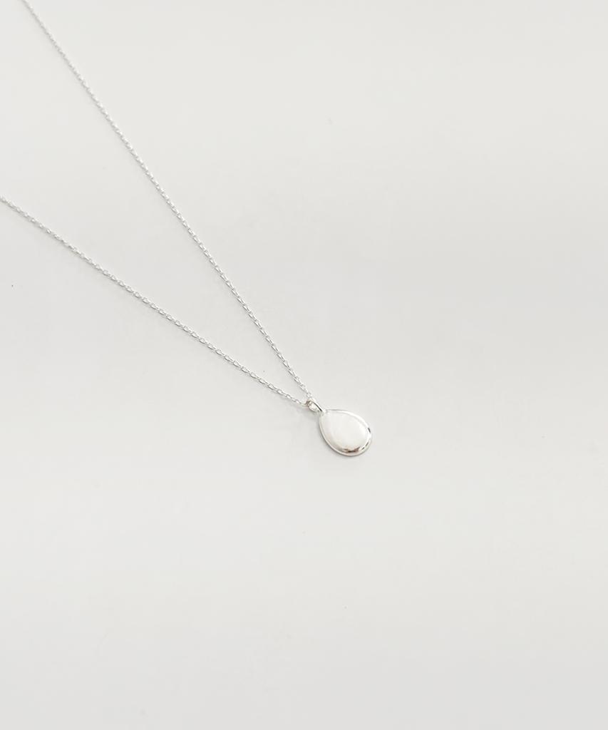 Still Instant Rose With Dew - Necklace 02