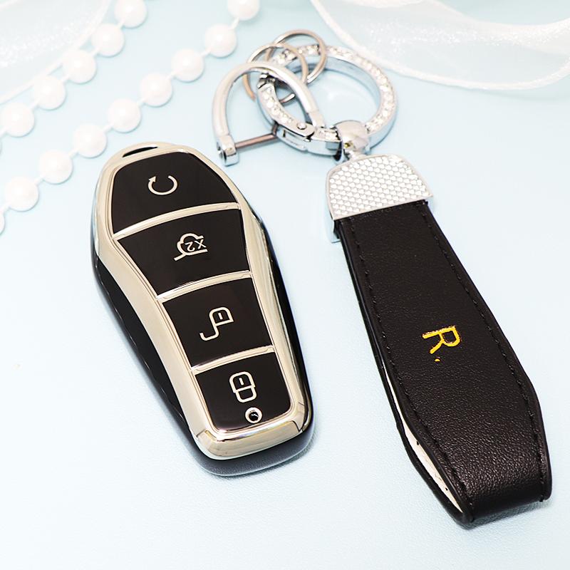 Tpu Keyless Protector Car Key Case 4 Buttons Remote Control Protect Cover For Byd Atto 3 Han Ev Dolphin Auto Accessories