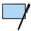 High Sensitivity EMR Pen Tablets Connection Extended Usage Comfortable Grip Replacement Tip for TabS Pen Creative Work