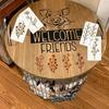 50 DIY painting hollow templates, flower series, wall painting, spray painting, decoration hollow templates