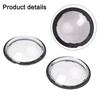 2pcs Lens Guards PC Len Protective Mirror For Insta360 X5 Camera Cap Protector Cover Rotating Protective Sports Camera Accessory