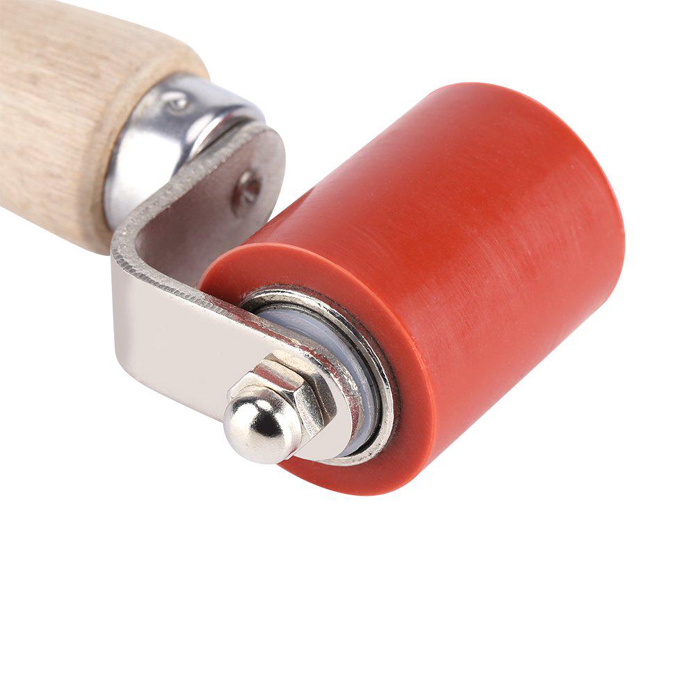 40mm Silikon Naht Handnaht Presser Hitzebeständig für Heißluft PVC Park Installation Abflachung Gummi-Drücker Rote Rolle, Rolle, (260°C),