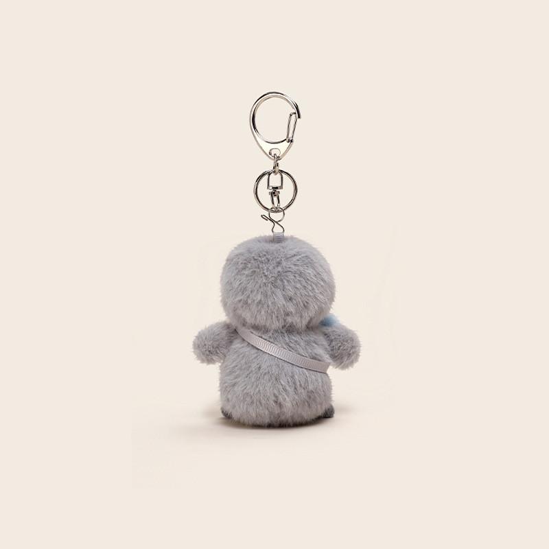 Back Fish Penguin Plush Keychain With Cartoon Design For Kids Collection And