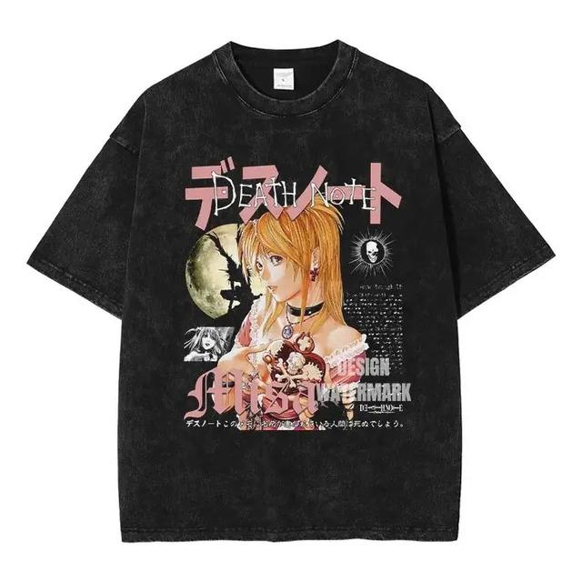 Camiseta Com Estampa Grafica De Anime Death Note Misa Amane S