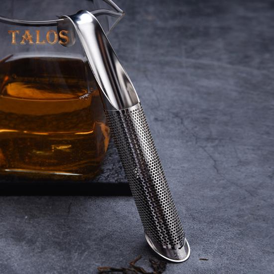 Teefilter, Lebensmittelqualität, tragbar, praktisch, rohrförmiges Teesieb, Tee-Werkzeug, Küchenbedarf