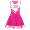 Kids Girls Cheerleading Costume School Performance Cosplay Party Clothing Sleeveless Letter Print Dress
