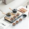 Gradual Change Kung Fu Tea Set Portable Travel Tea Set Household Light Luxury Ceramic Office Tea Business Gifts