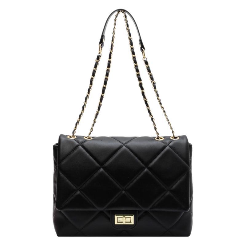 Large Capacity Bag Women's Autumn and Winter 2025 New Fashion Versatile Diamond Chain Bag High-grade Texture Shoulder Messenger Bag