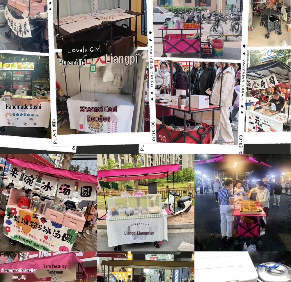 167x60 Folding Camping Table: Double Layer, 500kg Load Capacity, Portable for Car and Picnic