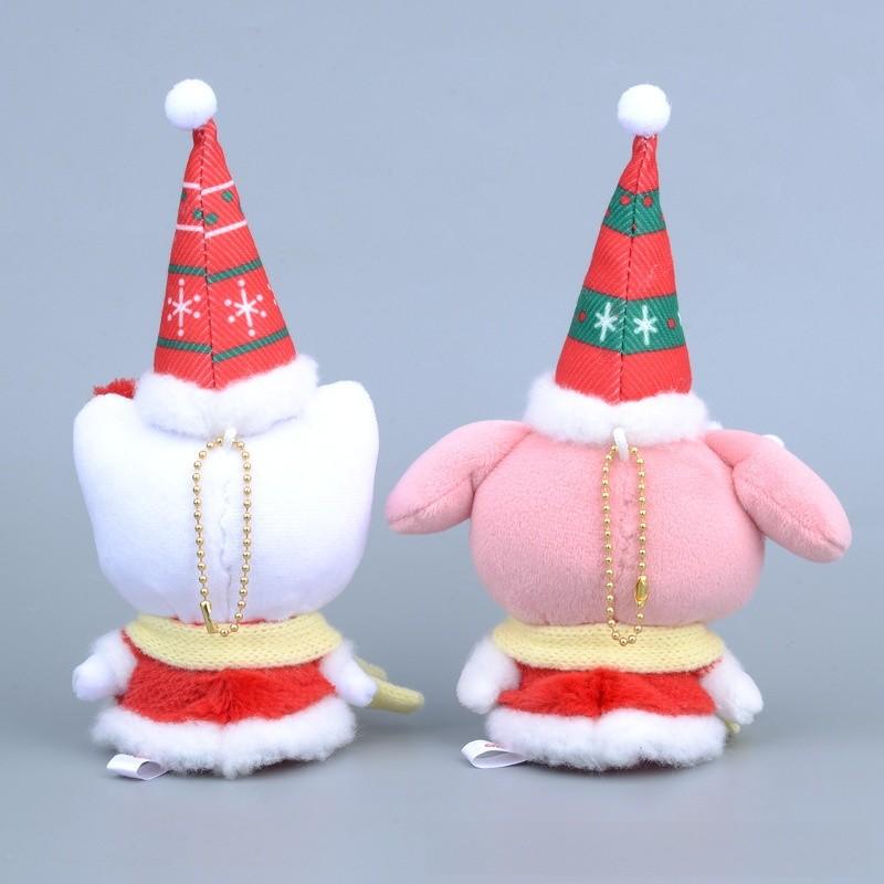 Melody Plush Christmas Hat Bag Charm With Soft Short Fibers For Girls And Boys