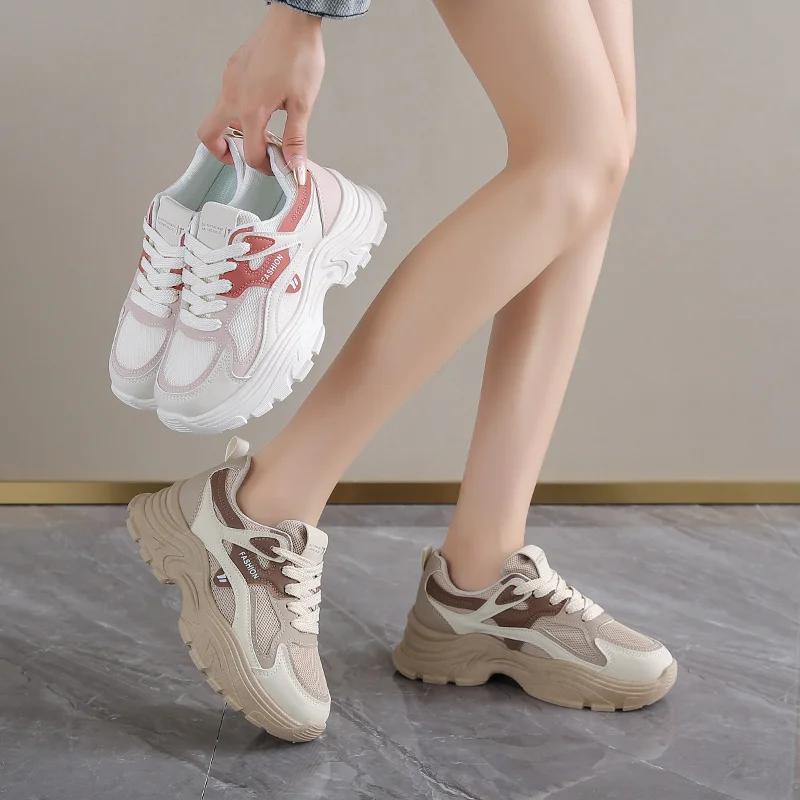 Fashion Plataform Anti-slip Sneakers Shoes For Women Loafers Women's Running Shoes Women's Tenids Sport Loafer'lar Sho Tines