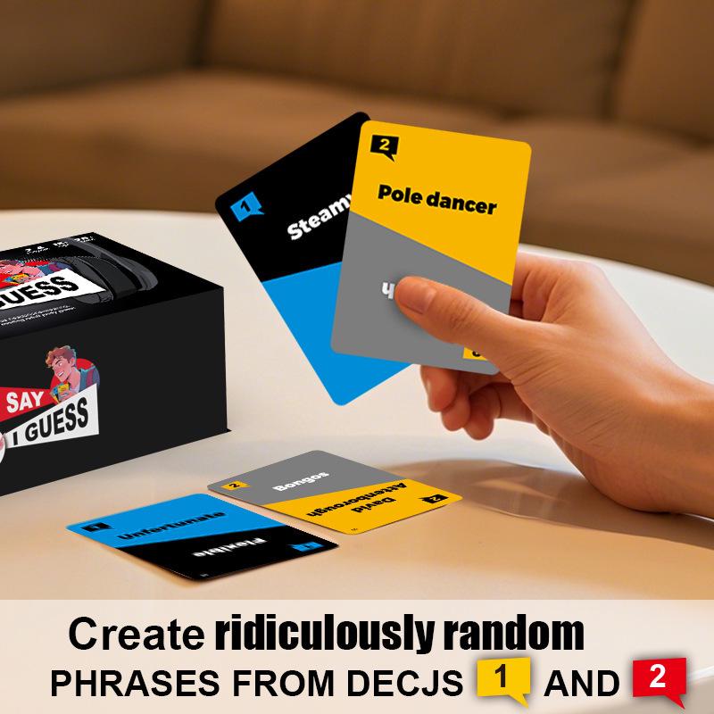 TK Hot Item: Party Card Battle Board Game & Headset - Parent-Child Challenge & Interaction