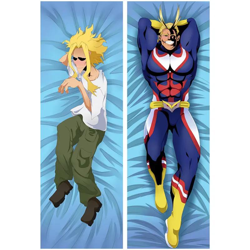 60x180cm Anime My Hero Academia Midoriya Izuku Todoroki Shoto Dakimakura Case Two-sided 3D Print Bed Hugging Body Pillow Covers