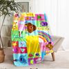 Hey Duggee Theme Printed Blanket - Perfect for Couch, Bed, Travel & Outdoor Use | Machine Washable, Cozy & Durable.