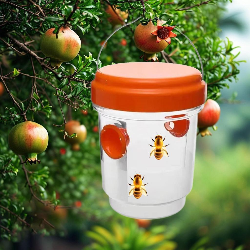 4x Wasp Traps Outdoor Hanging Hanging Reusable Effective Farm Outdoor for Flies
