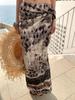 Lazy Vacation Style~ Spice Girl Tube Top Sling Vest Summer Sexy Irregular Half Skirt Two-piece Travel Wear