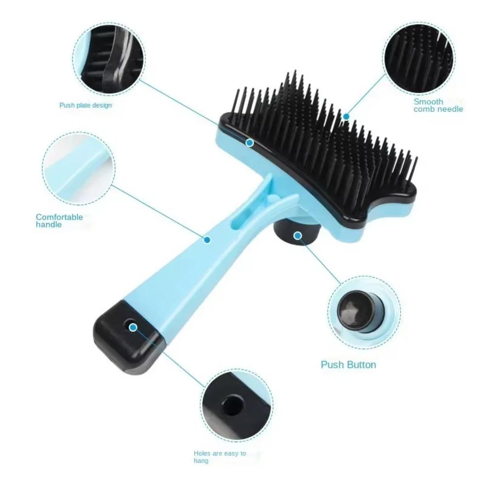 One-key Clean Pet Grooming Comb Brush for Dogs Cats Teddy Hair Remover Pet Supplies