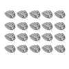 20Pcs Che Ing Squad Hand    3.3in Handle Pure Color   PET Che  Ing Pompoms for Sports Party Stage Show
