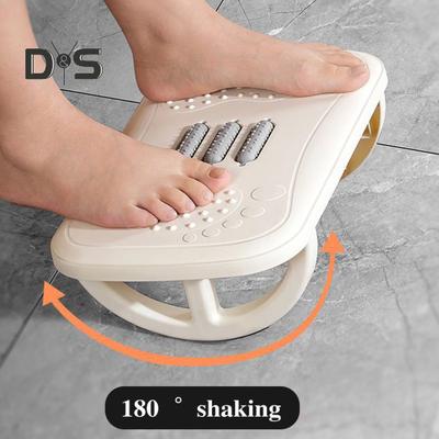 Fußstütze für unter den Schreibtisch mit Massagerolle, strapazierfähig, tragbar, Schmerzlinderung für Männer und Frauen, ergonomisch, für die Arbeit im Homeoffice