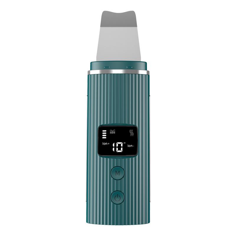 Ultrasonic Skin Scrubber: Electric Facial Exfoliator & Blackhead Remover Spatula
