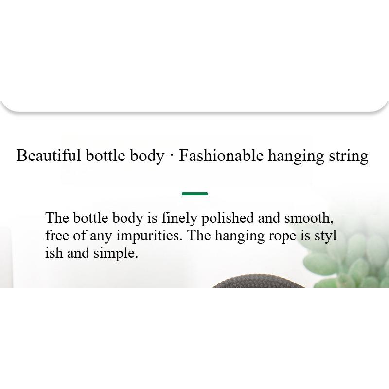 1PC car perfume bottle, essential oil perfume bottle pendant, car perfume bottle dyed square cover black cover glass bottle