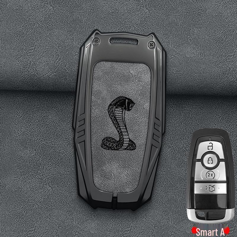 Estojo para Chaves e Óculos Cavalo Elétrico para Ford Mustang Cobra - Concha Protetora e Fivela Unissex