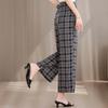 Pantaloni Estivi da Donna Taglie Forti a Vita Alta Larghi Vintage Abbigliamento Elastico in Vita Pantaloni Estivi