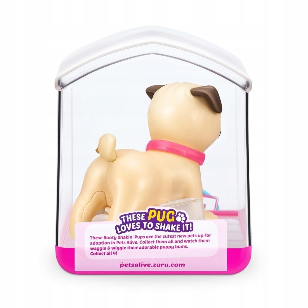 Zuru Alive Booty Shaking Pups Interaktivní štěně Mopsík Mopsík Figurka