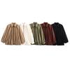 European and American Women's Loose Puff Sleeve Bomber Jacket with Turn-Down Collar
