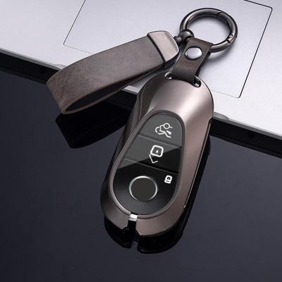 Metal Zinc Car Remote Key Case Cover Shell For Mercedes Benz 2022 C Class S Class W223 W206 S350 S400 S450 S500 C200 C260