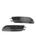 2PCS Front Fog Light Cover Bezel Grill Grille Fit A6 4G C7 2012-2015