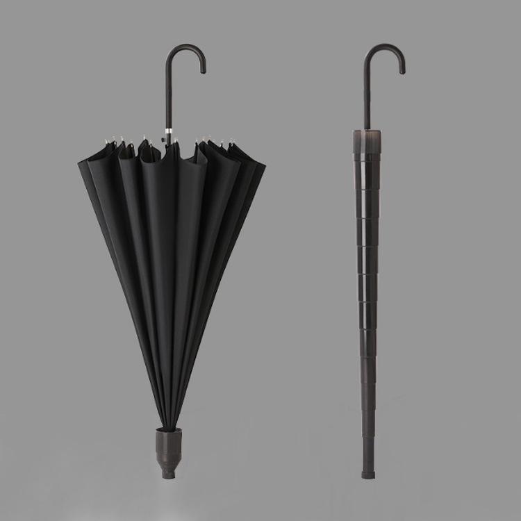 

Зонт с водонепроницаемым чехлом Утолщенный зонт с длинной ручкой Женский двойной зонт с 16 костями 16K