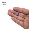2pcs Multisizes Titanium Alloy EDC Key Chain Portable Key Holder  Camping Travel Hanging Tool