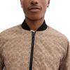 Coach Jackets Men's Black Baseball Collar Moderate Reversible CT734-UWF
