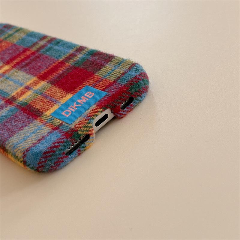 Retro Plaid Phone Case for iPhone 15, iPhone 16, iPhone 17 Pro Max