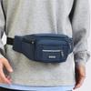 Multifunction Nylon Men Waist Bag Large-capacity Anti-theft Chest Bag Outdoor Travel Waterproof Sports Mobile Phone Bag